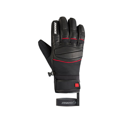 black. red