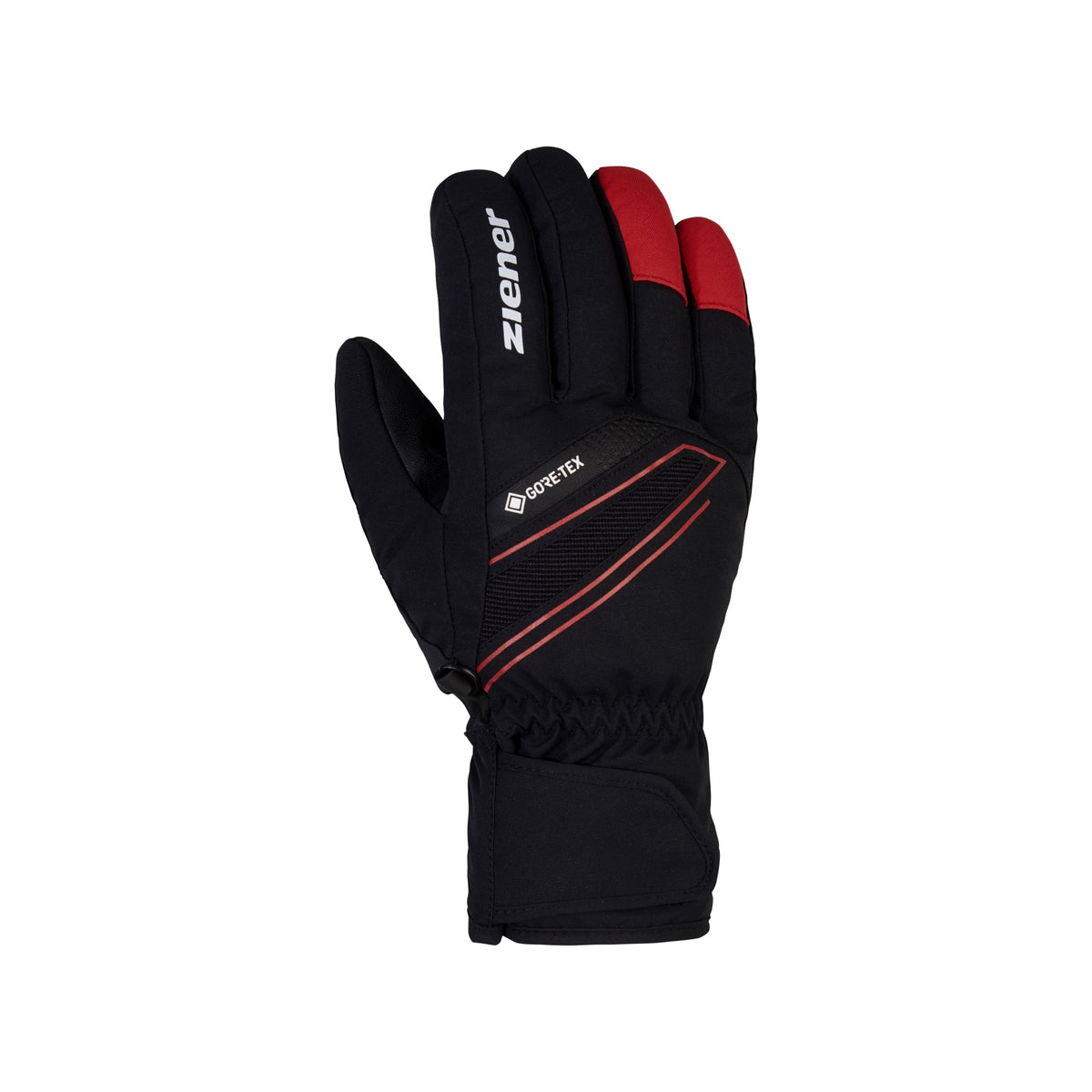 black. red