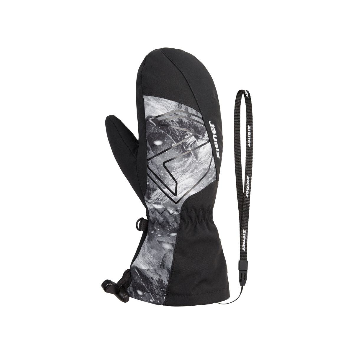 black.grey mountain print