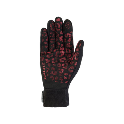 black.fiery red