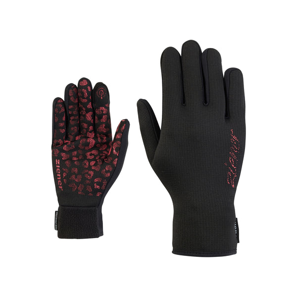 black.fiery red