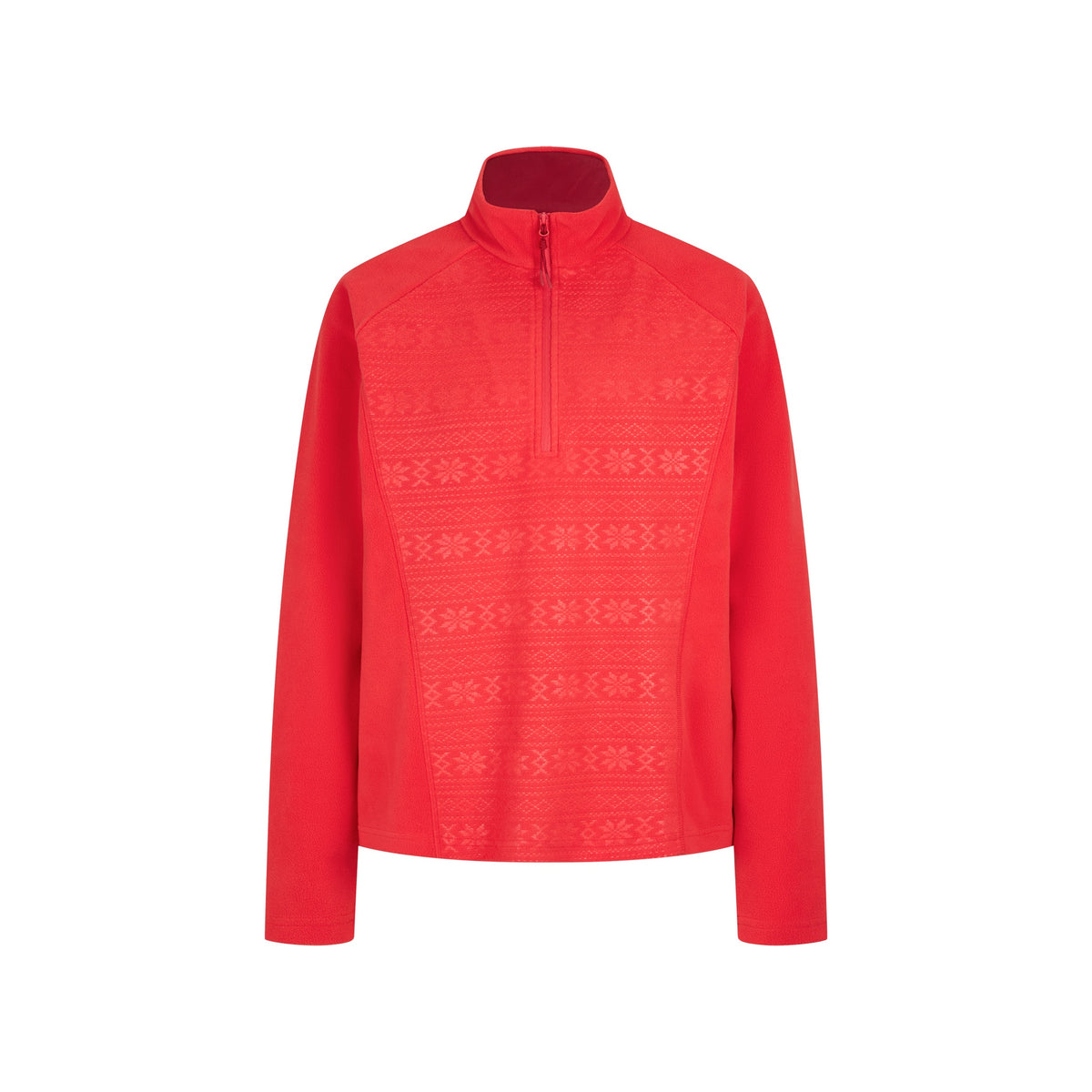 fiery red