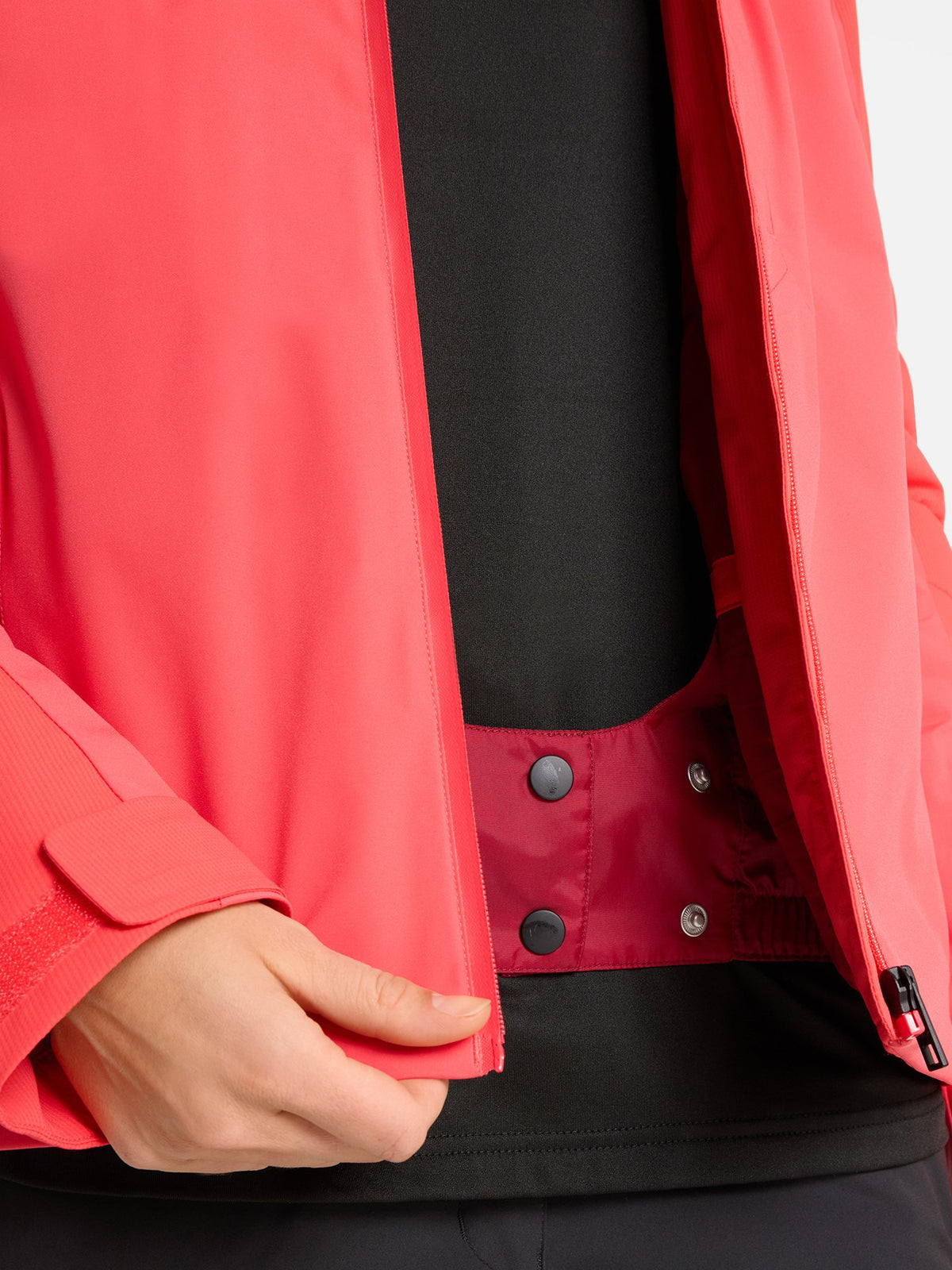 fiery red