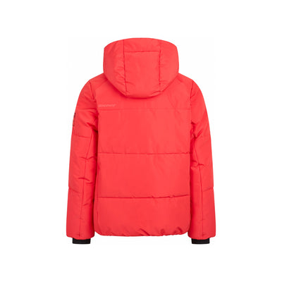 fiery red