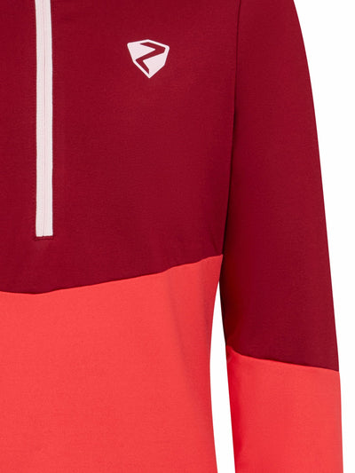 fiery red