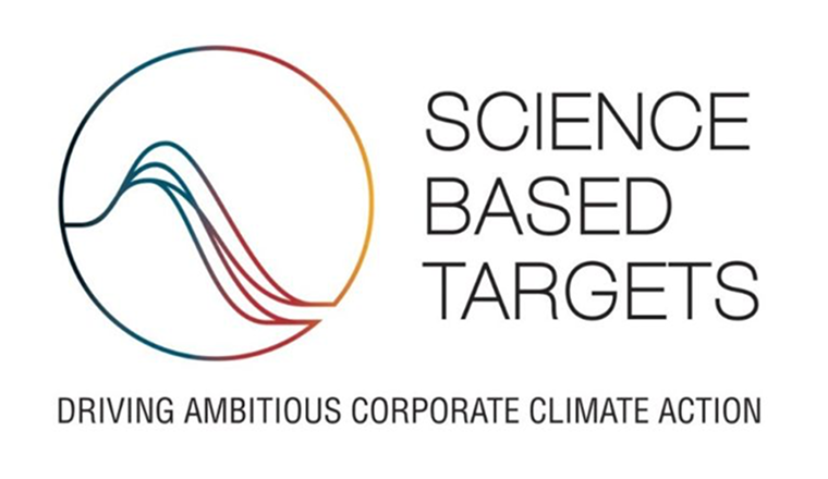 Science Based Targets logo: Driving Ambitious Corporate Climate Action