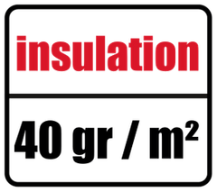 Insulation 40 g/m²